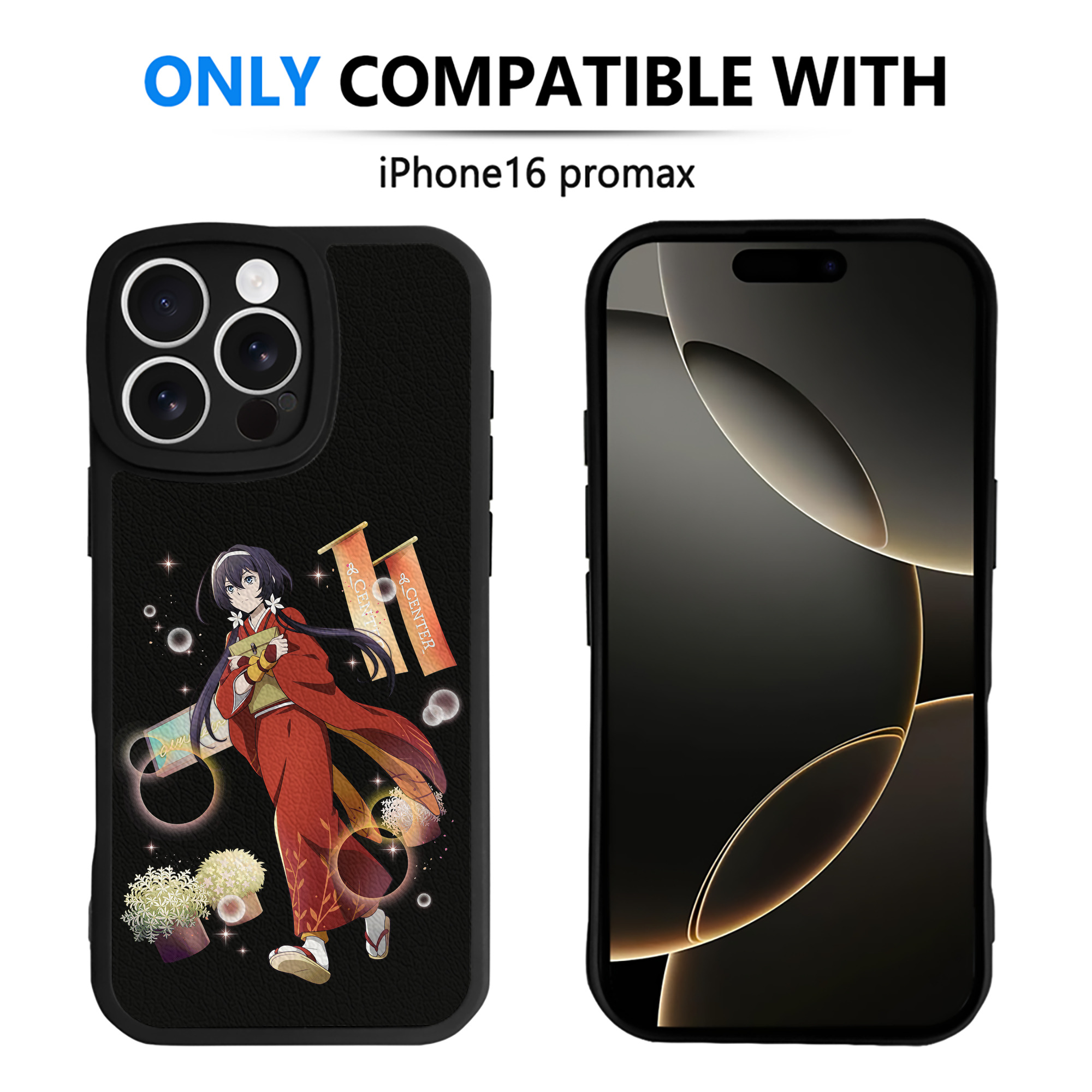 （画像用） 文豪ストレイドッグス Bungo Stray Dogs 【iPhone 16シリーズ対応】シリコンスマホケース（レザー調） 材質：シリコン